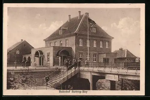 AK Bottrop-Boy, Bahnhof