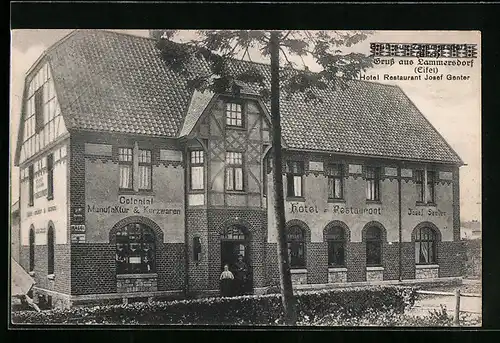 AK Lammersdorf /Eifel, Hotel Restaurant Josef Genter