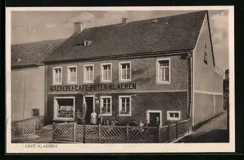 AK Gerolstein /Eifel, Cafe Klaeren