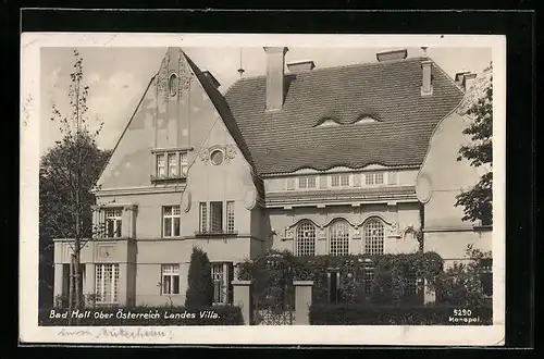 AK Bad Hall, Ansicht der Landes Villa