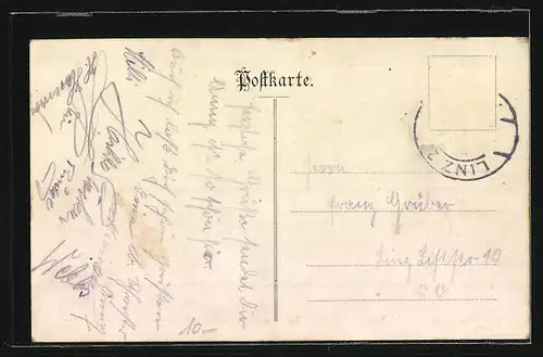 AK Oberneukirchen, Oberer und Unterer Marktplatz, Totalansicht