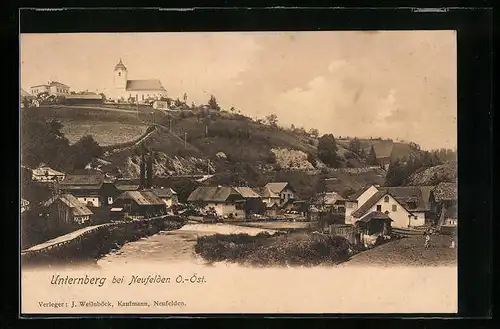 AK Unternberg bei Neufelden, Totalansicht der Gemeinde