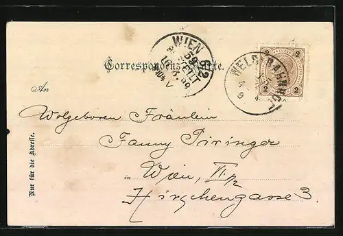 AK Wels, Blick in die Ringstrasse