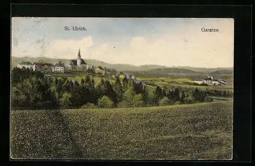 AK Garsten, Ortspartie mit St. Ulrich