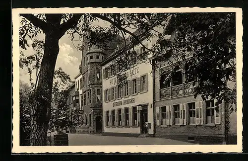 AK Moselkern, Hotel Burg Eltz im Sommer