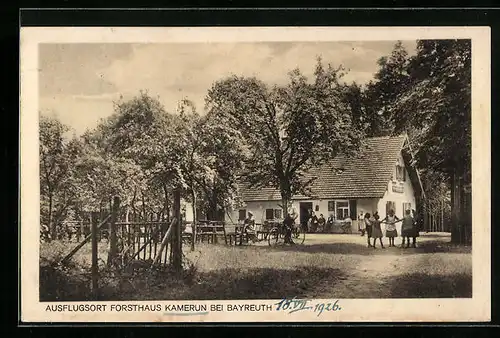 AK Bayreuth, Gasthof Forsthaus Kamerun