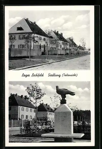 AK Lager Lechfeld, Teilansicht der Siedlung