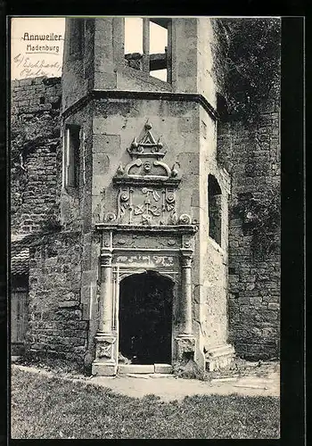 AK Annweiler, Madenburg, Ruine