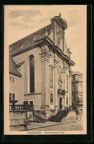 AK Paderborn, Franziskanerkirche, Eingang