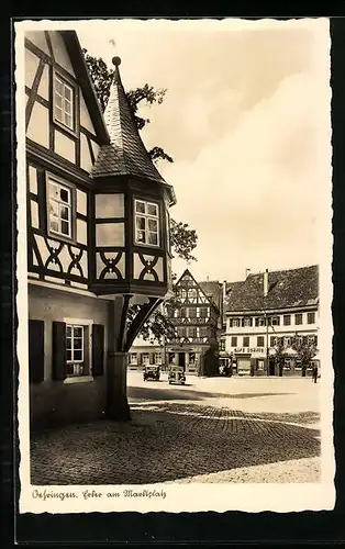 AK Oehringen, Cafe am Marktplatz