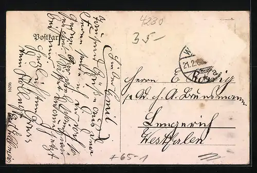 AK Wesel, Partie vom Bahnhof