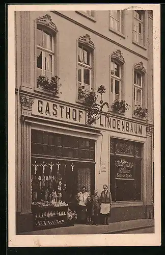 AK Kevelaer, Gasthof zum Lindenbaum, Hauptstrasse 8