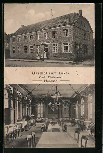 AK Neersen, Gasthof zum Anker, Gerh. Biedemann