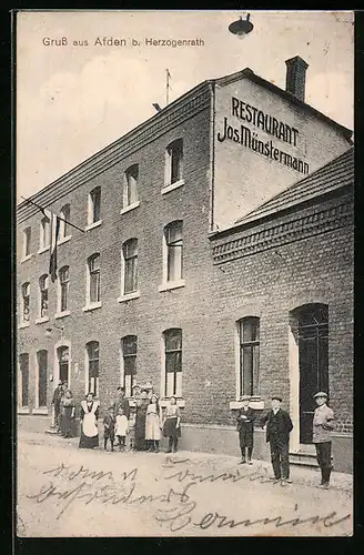 AK Herzogenrath-Afden, Restaurant Jos. Münstermann