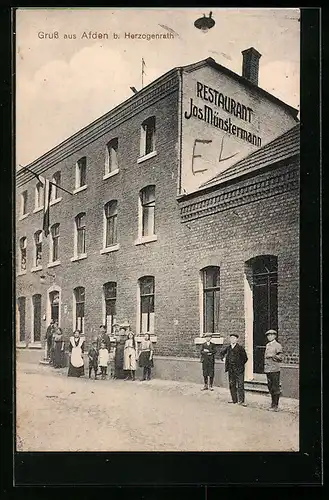 AK Herzogenrath-Afden, Restaurant Jos. Münstermann