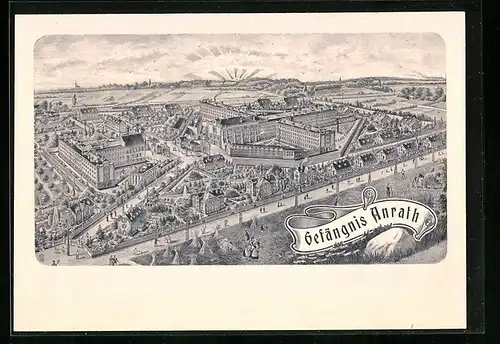 AK Anrath, Gefängnis aus der Vogelschau