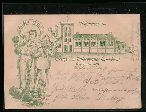 Lithographie Barmen, Unterbarmer Turnerbund