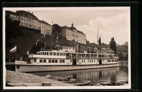 AK Merseburg, Bodensee-Dampfer Allgäu-Lindau im Hafen