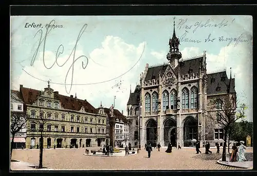 AK Erfurt, Partie am Rathaus