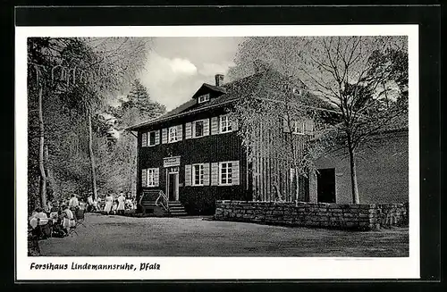 AK Lindemannsruhe /Pfalz, Forsthaus, Inh.: Familie Trübel