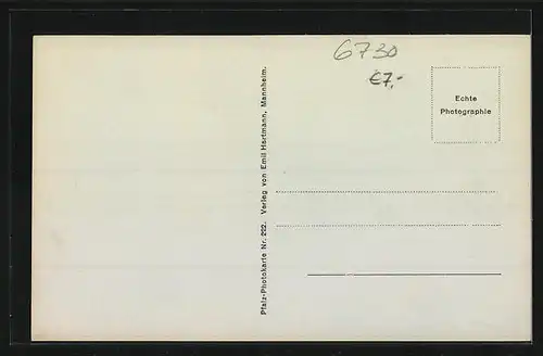 AK Neustadt a. d. Haardt, Dorf Haardt aus der Vogelschau