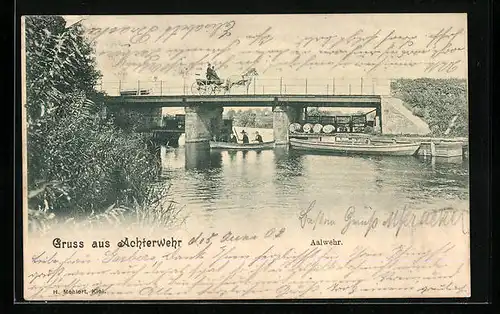AK Achterwehr, Brücke am Aalwehr