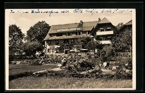 AK Saig bei Titisee, Gasthaus zum Hochfirst