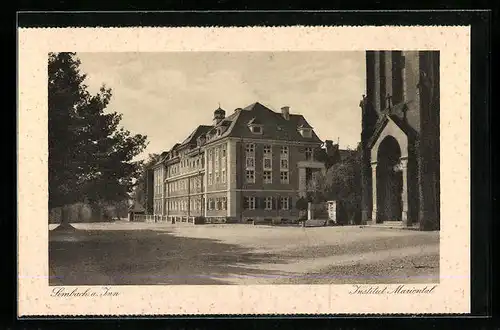 AK Simbach am Inn, Institut Mariental, Portal der Kirche