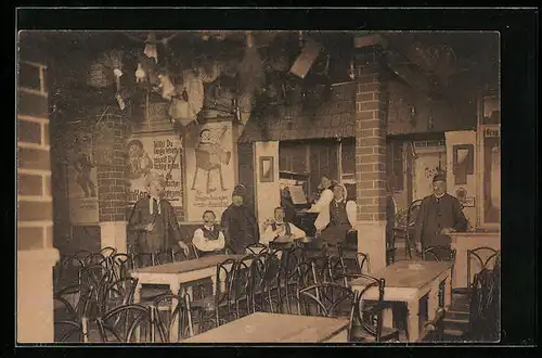 AK Hamburg-St.Pauli, 1. Original-Bauern-Schänke, Spielbudenplatz 22