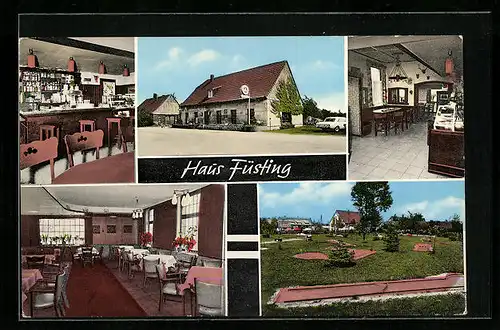 AK Havixbeck, Gasthof Haus Füsting, Minigolfanlage