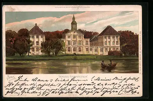 Künstler-AK Carl Biese: Gravenstein, Schloss Gravenstein