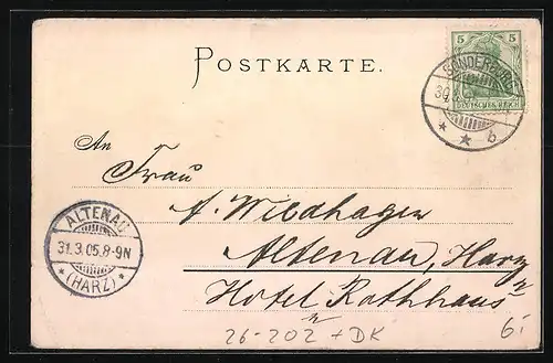 Künstler-AK Carl Biese: Gravenstein, Schloss Gravenstein