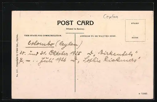 AK Kandy, The Esplanade, showing Temple of the Holy Tooth