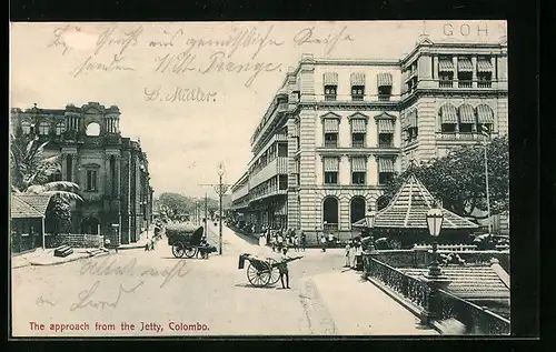 AK Colombo, The approach from the Jetty