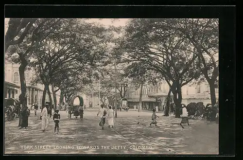 AK Colombo, York Street looking towards the Jetty
