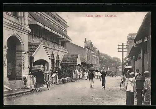 AK Colombo, Baillie Street, Strassenpartie