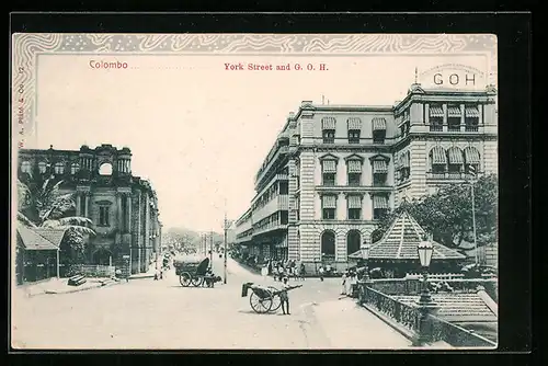 AK Colombo, York Street and Grand Oriental Hotel