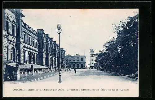 AK Colombo, Queen Street and General Post Office