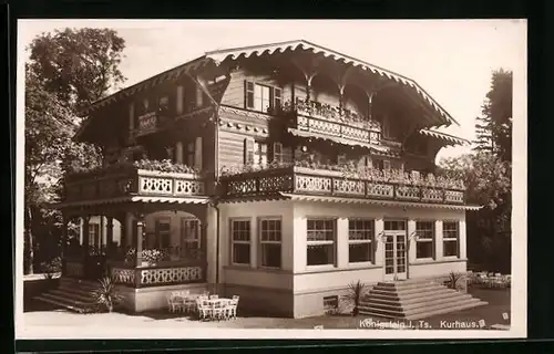 AK Königstein im Taunus, Kurhaus, Seitenansicht