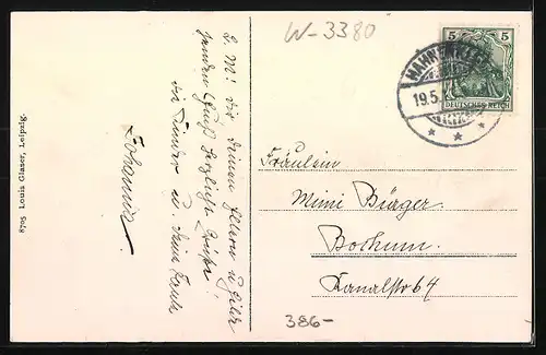 AK Hahnenklee i. Oberharz, Villen-Partie vom Höhenkurort