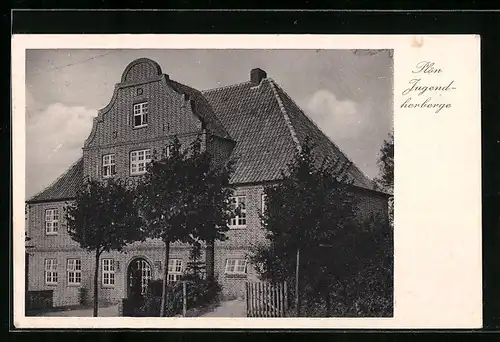 AK Plön, Jugendherberge, Eingang