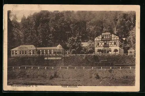 AK Rentzschmühle i. V., Hotel Steinicht