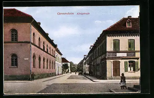 AK Germersheim, Partie in der Königstrasse