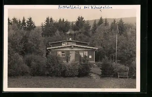 AK Königstein i. T., Billtalhaus, T.-V. Die Naturfreunde