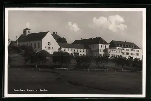 AK Rosenharz, Landeserziehungsheim St. Gertrudis, Ansicht vom Westen
