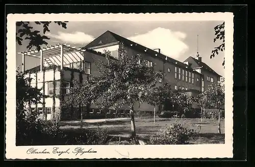 AK Olbernhau /Erzgeb., Pflegeheim mit Garten