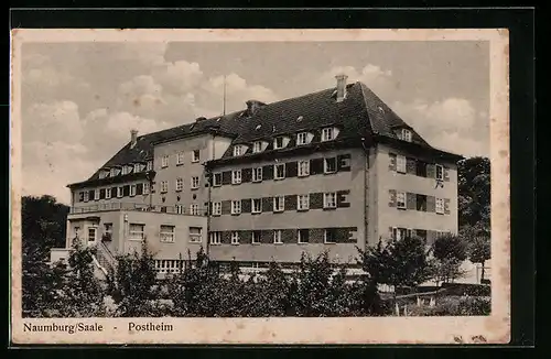 AK Naumburg /Saale, Postheim, Frontansicht