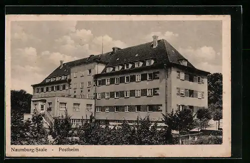 AK Naumburg /Saale, Postheim mit Umgebung