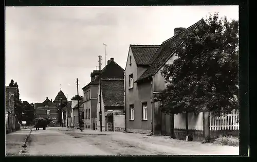 AK Grosskorbetha Kr. Weissenfels, Partie in der Kaynaer Strasse