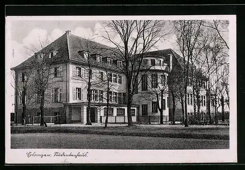 AK Erlangen, Blick auf Studentenhaus